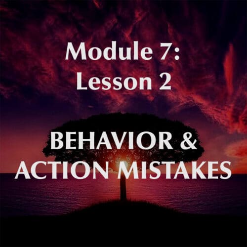 Behavior and Action Mistakes